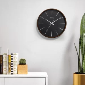 Contemporary Brown Wall Clock – 32.5 cm x 32.5 cm (Medium) W0013PA01