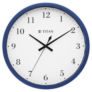 Titan Classic White Wall Clock with Silent Sweep Technology -W0044PA03