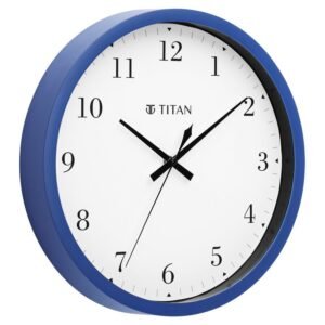 Titan Classic White Wall Clock with Silent Sweep Technology -W0044PA03