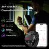 NTN Smart Watch QS40 l 1.39" HD Large Screen l BT Calling l Heart Rate, BP, Stress, Step Moniter - Image 5