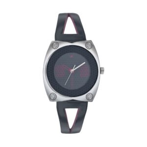 Fastrack Quartz Analog Grey Dial Leather Strap Watch For Women – 6026SL02
