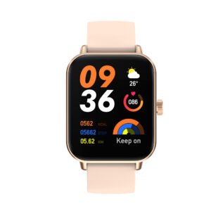 NTN Smart Watch QS-P81 Rosegold l 1.83″ TFT l BT Calling l Heart Rate | Music Control | Heath Management