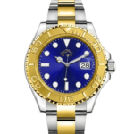 NTN Multifunction Look Blue Dial Steel Strap Watch for Men - Japanese Movt. - 4001BMBL