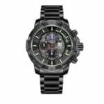 T5- Black  Dial Metal Strap chronograph  Watch for Men H3815GC