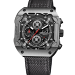 T5 Quartz Multifunction Chronograph Watch - Grey - Silicon Strap - Water Resistant - H4096GB