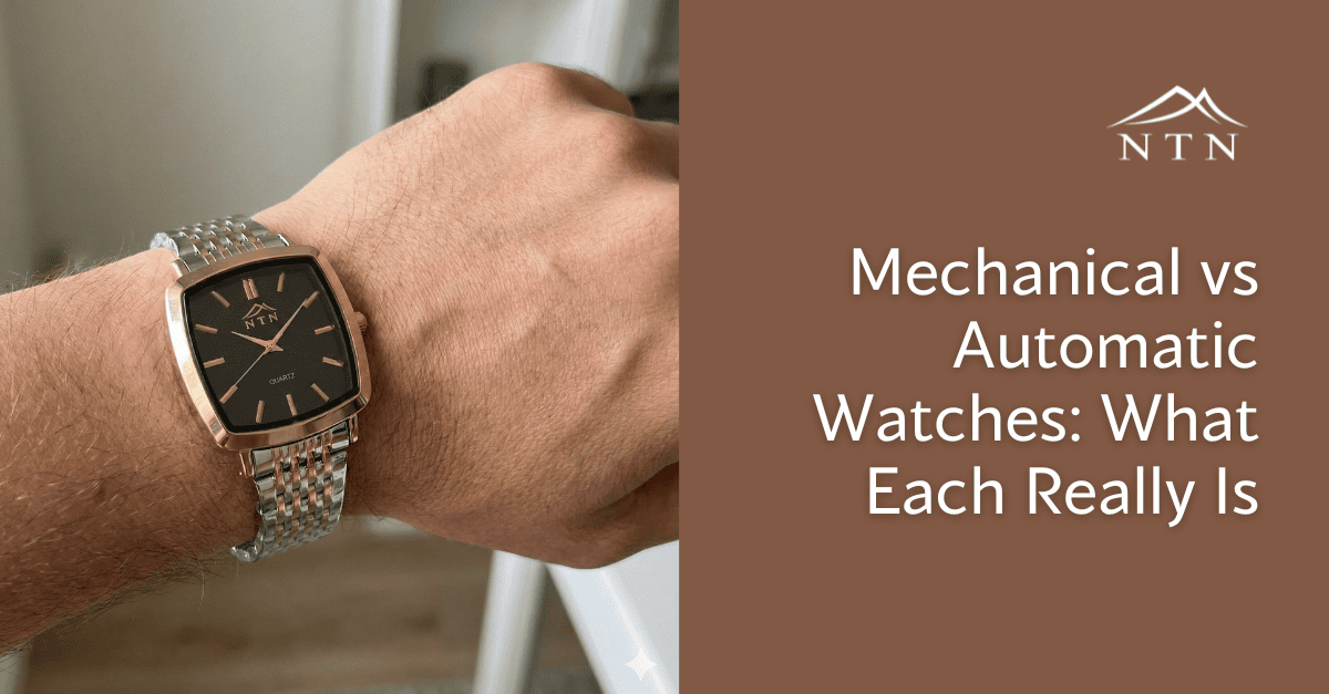 Elegant wristwatch showcasing mechanical and automatic features, highlighting differences for buyers and enthusiasts.