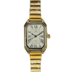 NTN Quartz White Dial Steel Strap Watch for Women - 5071GMWH