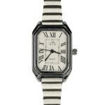 NTN Quartz White Dial Steel Strap Watch for Women - 5071SMWH