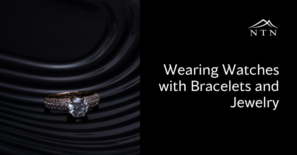 Close-up of a diamond ring with inset diamonds, showcasing stylish jewelry accessories.