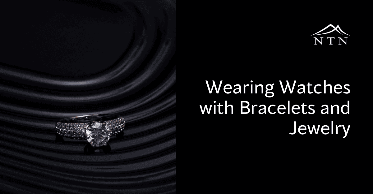 Close-up of a diamond ring with inset diamonds, showcasing stylish jewelry accessories.