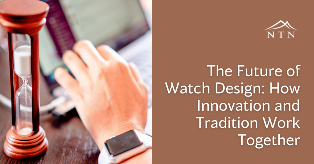 Innovative watch design blending tradition and modern tech at NTN Nepal Trade Network.