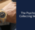 Luxury watch with gold and silver band on wrist.
