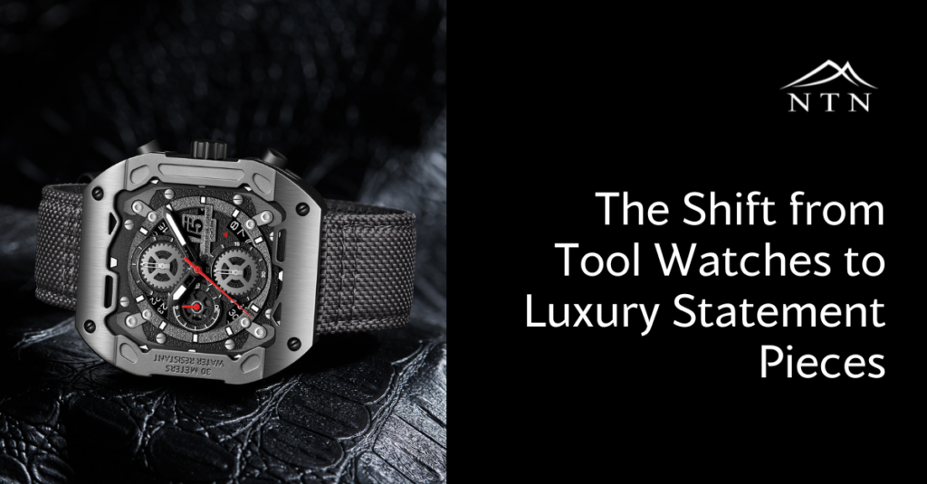 High-end luxury watch featuring intricate details and durable materials from NTN Nepal Trade Network.