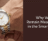 Elegant smartwatch with metallic band showcasing timeless style.