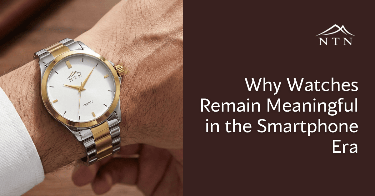 Elegant smartwatch with metallic band showcasing timeless style.