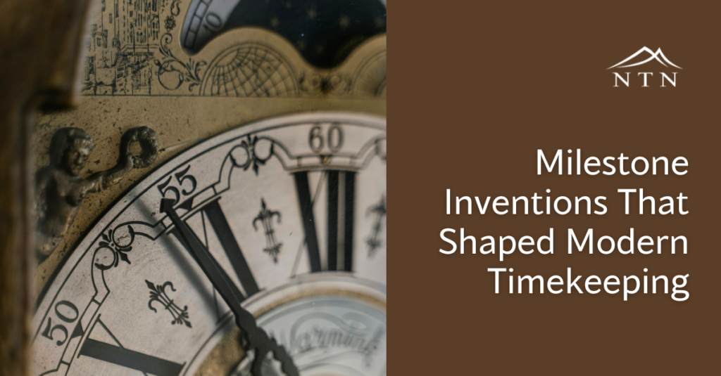 Detailed close-up of an antique clock face with Roman numerals and intricate craftsmanship.