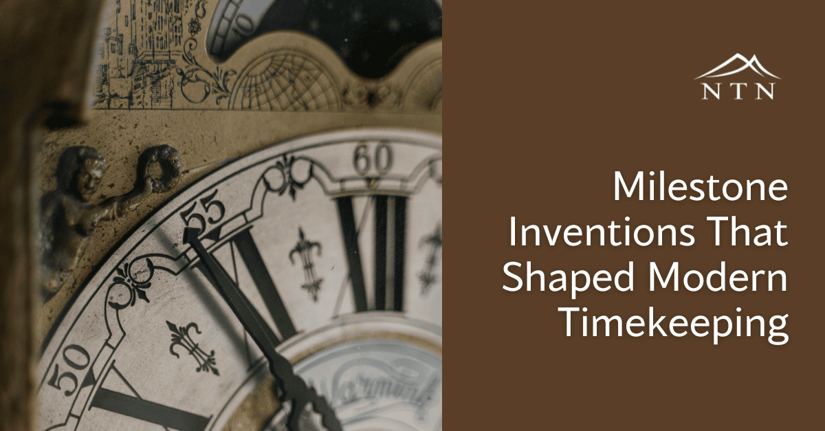 Detailed close-up of an antique clock face with Roman numerals and intricate craftsmanship.