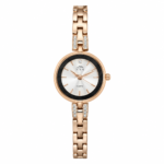 NTN Quartz Rose Gold Dial Rose Gold Case Watch for Women - W8059RMBLIV